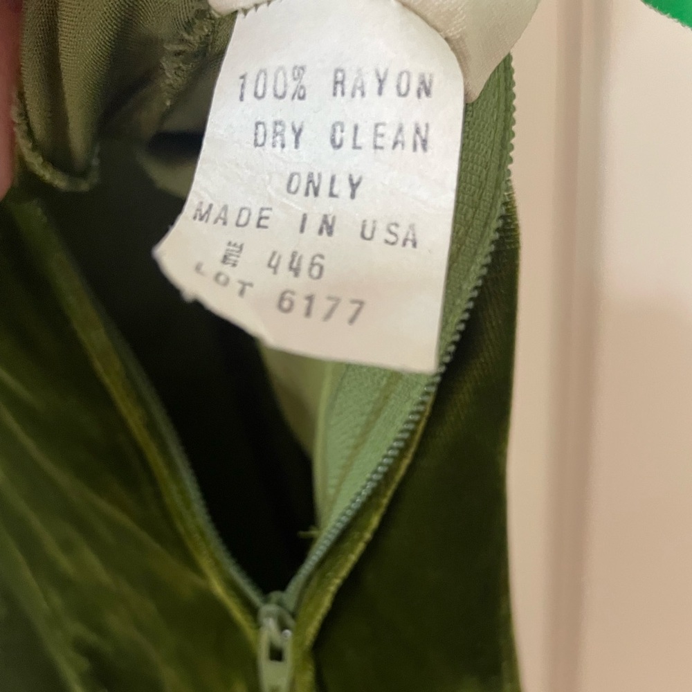 RARE! 80’s Betsey Johnson Punk label,crushed velvet dress - Picture 8 of 15